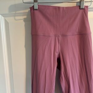 Lululemon Athletica Mauve High-Waisted Leggings